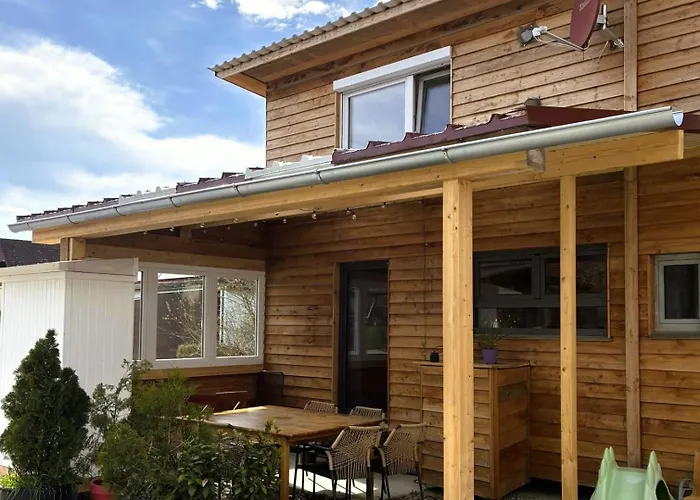 Geraeumiges Tiny Haus Fuer 1 Bis 8 Personen Mit Infrarotkabine Oberoestheim fotorgafie