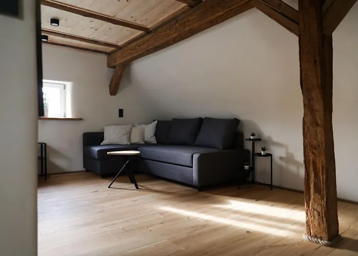 Lehm & Fachwerk Dach-Apartment - Claycation 马克特布赖特照片