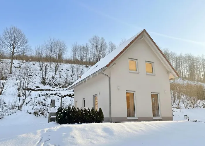 صورة Frankenwald Chalets - Ferienhaus Mit Privaten Whirlpool Wilhelmsthal