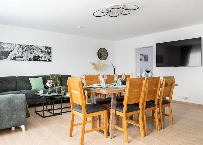 Smartstay Apartment 91 M2, Balkon, Parkplatz, Self Check-In, 2 Wcs, Kaffeevollautomat Plattling fotorgafie