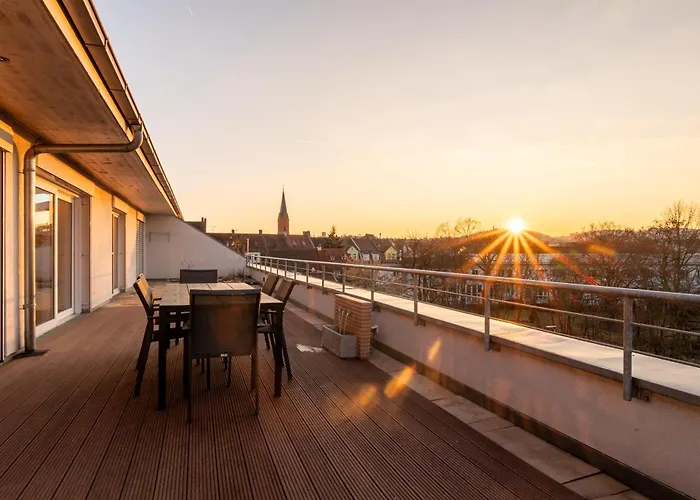 Sundowner 7 Pers Penthouse Luxus Kids Bamberg City fotoğrafı