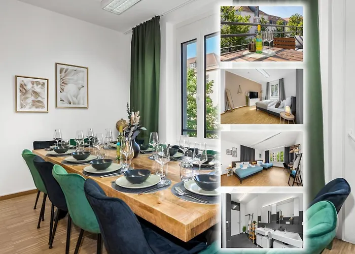 Dnd City Apartment I 152 Qm I Innenstadt I Parken I Balkon I Workstation I Netflix I Kaffee I Waschmaschine I Trockner I Xbox Würzburg foto