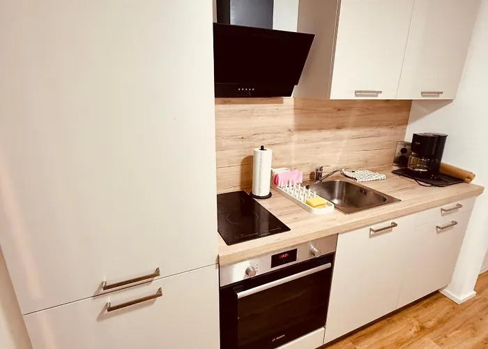 Modernes Apartment Mit Wifi, Parkplatz Und Einzelbetten Noerting foto
