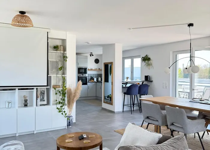 صورة Exklusive Penthouse Wohnung - Xxl Terrasse - Parkplatz In نوي أولم