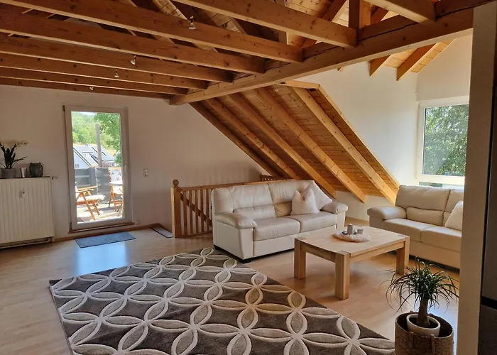 Ueber Den Daechern Von Forstlahm - Kulmbach, Wohnung Im Chalet-Stilの写真